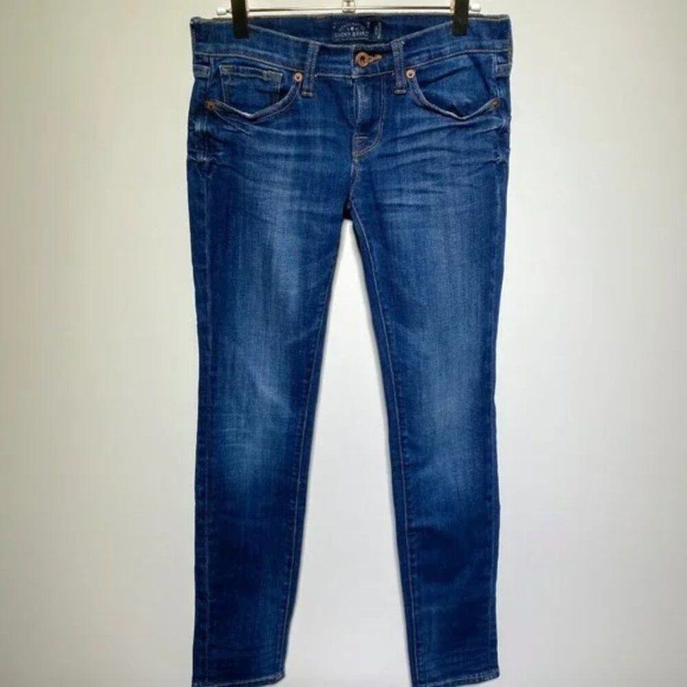 Lucky Brand Womens Charlie Skinny‎ Denim Blue Jeans Size 25R